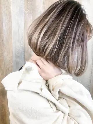 ショート カラー メンズサロン ANSWERのヘアスタイル