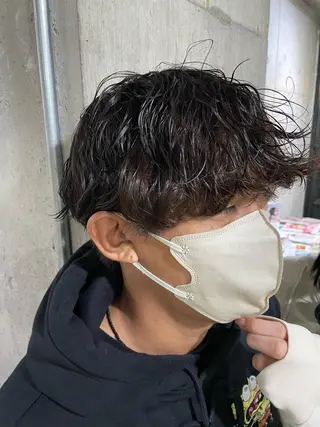 ショート 🔥コテ巻き風 ボブパーマ🔥のヘアスタイル