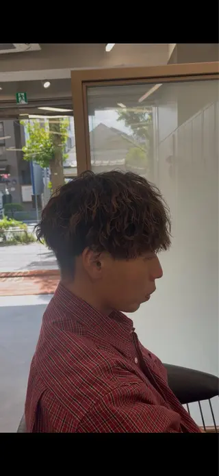 パーマ メンズ 🌹艶カラー🌹/ 👼パーマの髪様👼のヘアスタイル