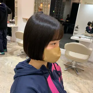 ショート 佐藤 優里のヘアスタイル