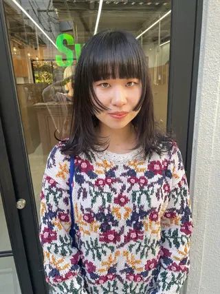 ミディアム カラー パーマ ヘアアレンジ メンズ tatsumi/ボブ ウルフ/レイヤーのヘアスタイル