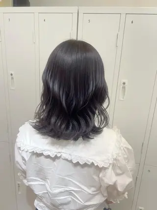 ミディアム カラー collet矢島/ ブリーチ/レイヤーのヘアスタイル