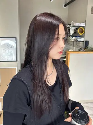 ロング カラー おおひら ののはのヘアスタイル