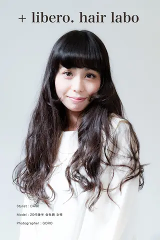 ロング カラー パーマ ヘアアレンジ メンズ キッズ ネイル マツエク・マツパ ディレクター DAIKIのヘアスタイル