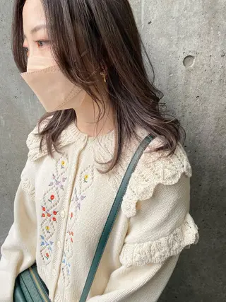 セミロング 西尾 隆介のヘアスタイル