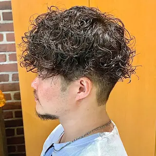 ショート パーマ メンズ メンズパーマ&メンズ 縮毛矯正/平野/渋谷のヘアスタイル