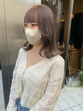 セミロング to waのヘアスタイル