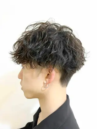 パーマ メンズ レディースヘア特化/ 菊島樹希のヘアスタイル