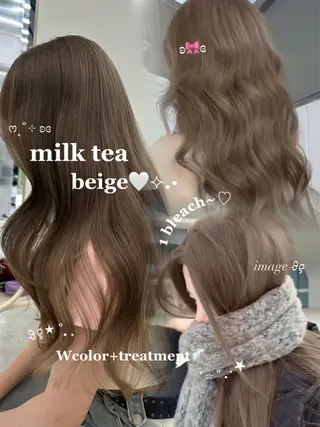 カラー 透明感ベージュ 🎀Anju/渋谷のヘアスタイル