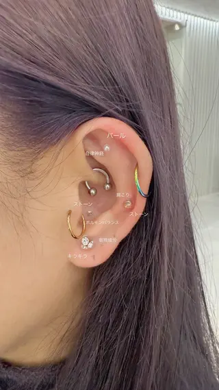 ならざきつぐみ /天王寺/ハイトーンのヘアスタイル