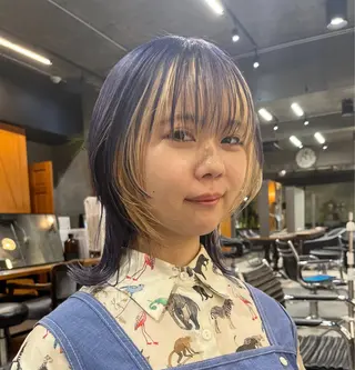 セミロング カラー HAIR MAKE  miel所属・🫧透明感カラー🫧 SHINSEIのヘアスタイル