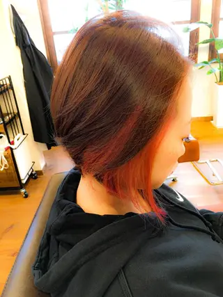 ショート 井上 真利のヘアスタイル