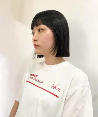 ショート カラー レイヤーカット🍏 オリーブ/ののかのヘアスタイル