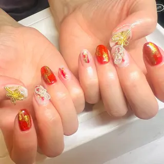 ミディアム Nail Salon midnightのネイルデザイン