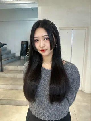 ロング 韓国ヘアメンズ・レデ ィース特化ミクのヘアスタイル