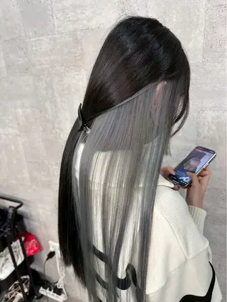 ロング カラー ՏKIᒪᒪ石岡店 本田のヘアスタイル