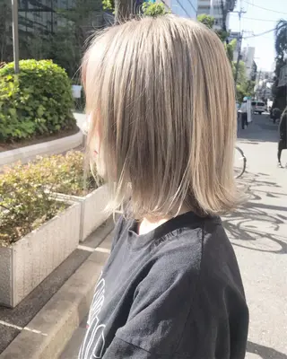 ミディアム カラー 🧡色落ちまで2度綺 麗なカラー🧡ヨシキのヘアスタイル