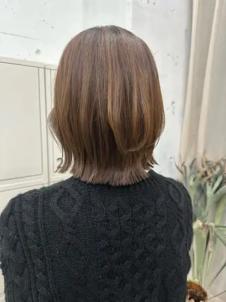 ミディアム MUKU ひかるのヘアスタイル