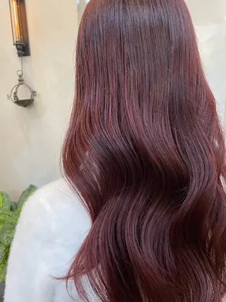 ロング カラー 似合わせカット‪// 鶴我万唯華のヘアスタイル