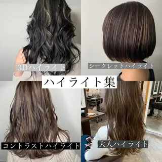 ミディアム カラー メンズサロン ANSWERのヘアスタイル