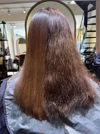 セミロング 上新庄NO1髪質改善 See.店長深田強のヘアスタイル