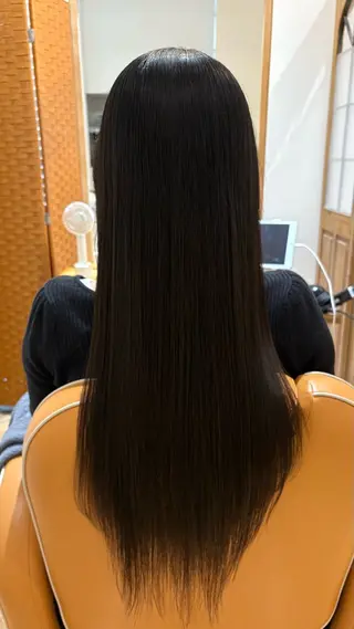 ロング 似合わせ 顔周りYUUGAのヘアスタイル