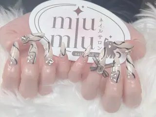 ロング yu naのネイルデザイン