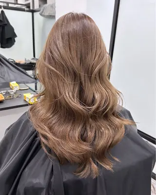 ロング カラー 韓国風/顔周りカット /髪質改善RYOTAのヘアスタイル