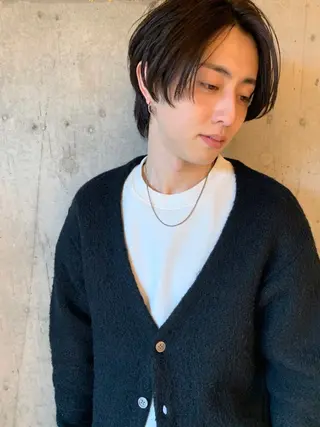 メンズ 透明感カラー🌿ボブ ✨飛田　ケイのヘアスタイル