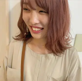 ミディアム カラー 🕊️ HONOKAのヘアスタイル