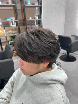 ショート カラー パーマ メンズ メンズ特化 👑YUTAのヘアスタイル
