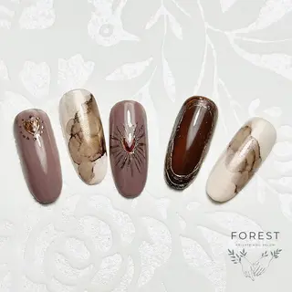 ネイル 白岡市篠津自宅 サロンForestのネイルデザイン