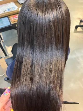 ロング 【ツヤ髪特化】 スズキアキエのヘアスタイル