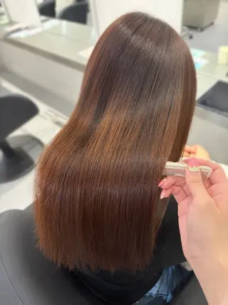 ロング 🫧縮毛矯正支持率 No.1 ほのか🫧のヘアスタイル