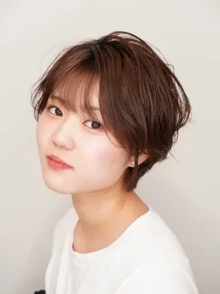 ショート カラー 柳澤 和也のヘアスタイル