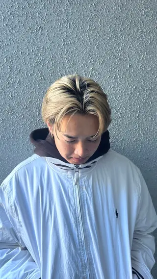 ショート メンズ レイヤー/艶カラー ROKUのヘアスタイル
