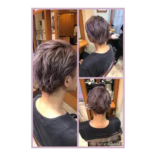 ショート カラー 100%髪質改善特化 TRUNSのヘアスタイル