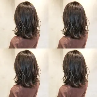 ミディアム カラー ヘアアレンジ 小林 佳祐のヘアスタイル