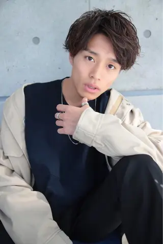 ショート カラー パーマ ヘアアレンジ メンズ 🌈トレンドヘア 🌈WATARU🌈のヘアスタイル