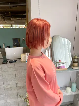 ショート カラー 【メンズモデル 募集中】永嶋芽衣のヘアスタイル