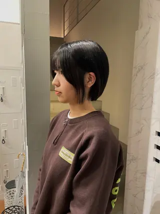 ショート ミユ/ショート/ カットモデル/名東区のヘアスタイル