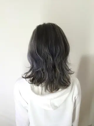 ミディアム 土井 浩輔のヘアスタイル