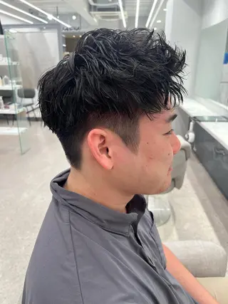 パーマ メンズ 🍐シャドウパーマ メンズ特化/守岡🍐のヘアスタイル