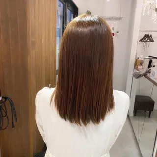 セミロング 髪質改善特化 安東駿介のヘアスタイル