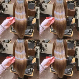 ロング 10月限定モニター 髪質改善美髪矯正のヘアスタイル