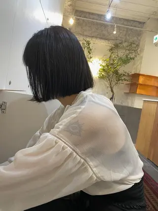 ミディアム カラー 砂原 ひよりのヘアスタイル
