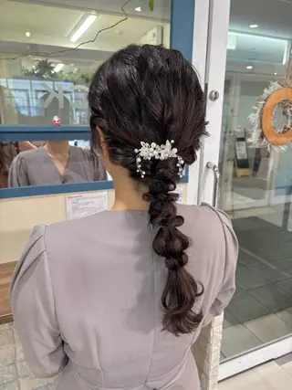 ロング ヘアアレンジ 広がり、まとまらない お悩み改善/ 中田のヘアスタイル