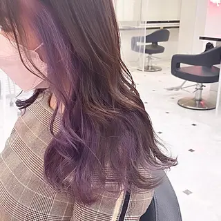 セミロング カラー 🩰透明感カラー♡ UTA🩰のヘアスタイル