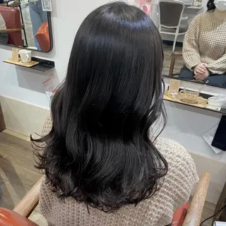 ロング カラー otoha✳︎ くすみ艶カラーのヘアスタイル