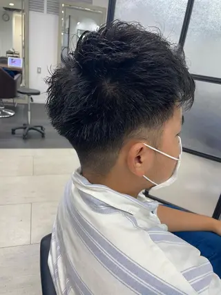 ショート メンズ メンズパーマの達人 / タカシマダイスケのヘアスタイル